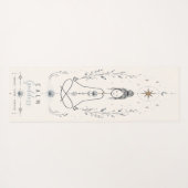 Rustige Godin Meditatie Yoga Mat (Achterkant (horizontaal))