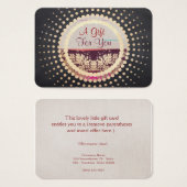 Rustige Gold-geFramed Horizon-Logo-kaartje Visitekaartje (Voorkant /achterkant)