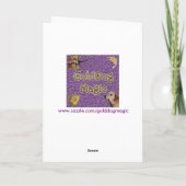 Rustige Golden Retriever vakantie Feestdagen Kaart (Achterkant)