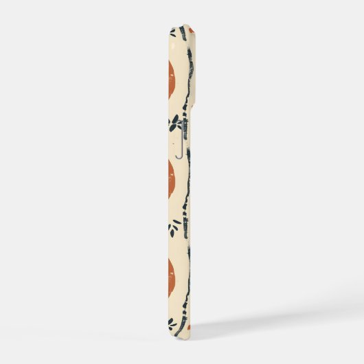 Rustige golven iPhone 15 case (Rechterkant)