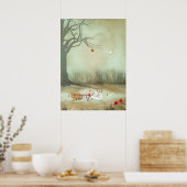 Rustige Gothic Art Shakespeare Ophelia Poster (Keuken)