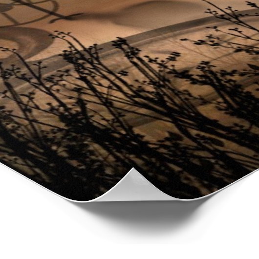 Rustige Gothic Steampunk Art Victoriaans Poster va (Hoek)