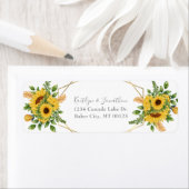 Rustige goudbloem etiket (Insitu)