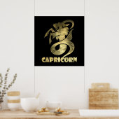 Rustige goudcapricorgeit 2 poster (Keuken)