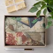 Rustige  gouden kerstfeestdagen tissuepapier (Geschenk)