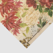 Rustige  gouden kerstfeestdagen tissuepapier (Detail)