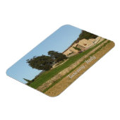 Rustige gouden kleuren van wijnmakerijen: Toscane  Magneet (Linkerzijde)