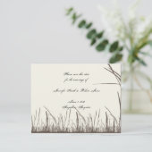 Rustige graslanden in het land sparen de datum kaart (Staand voorkant)