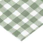 Rustige Green Buffalo Check Holiday Table Runner Korte Tafelloper (Hoek)