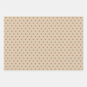 Rustige Green Red kerstboomfeestdag Inpakpapier Vel (Voorkant 3)