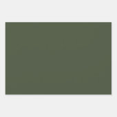 Rustige Green Red kerstboomfeestdag Inpakpapier Vel (Voorkant 2)