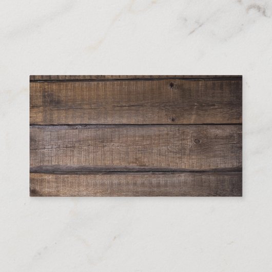 Rustige griffiakaart voor hout visitekaartje (Achterkant)