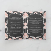 Rustige grijze en blosroze rozen Moslim bruiloft (Binnen)