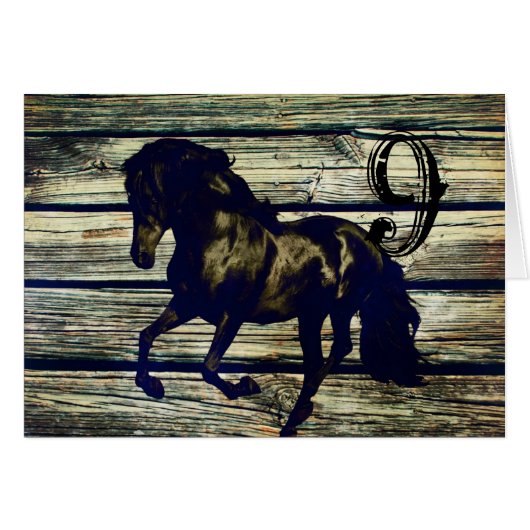 rustige grijze schuur, western paard, bruiloft (Voorkant Horizontaal)