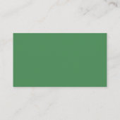 Rustige Groene Aquarel Calligrafie Plaatskaartje (Achterkant)
