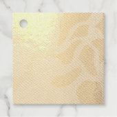 Rustige groene, bruine en beige penseelstreek bedankjes labels (Voorkant)