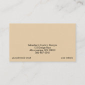 Rustige groene cirkelzagen Carpentry QR Code Front Visitekaartje (Achterkant)