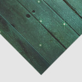 Rustige groene feestlantjes met kerstmis tissuepapier (Detail)