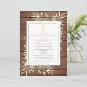 Rustige groene fotofeest ter ere van het leven rou kaart (Staand voorkant)