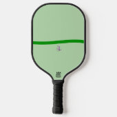 Rustige groene golfminimalist pickleballpaddle pickleball paddle (Achterkant)