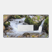 Rustige groene herfstwatervalmat bureaumat (Keyboard & Muis)