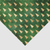 Rustige  groene kerstbomen tissuepapier (Detail)