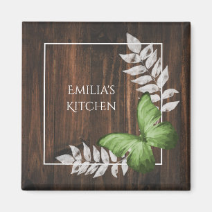 Rustige groene vlinder Magnet