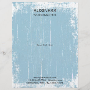 Rustige Grunge Light Blue Brochures