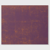 Rustige  Grunge Paarse verbrande Oranje textuur Cadeaupapier (Vlak)