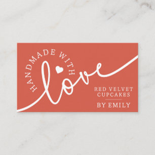 Rustige handgemaakt met hartsdraf-uitgelijnde goed visitekaartje