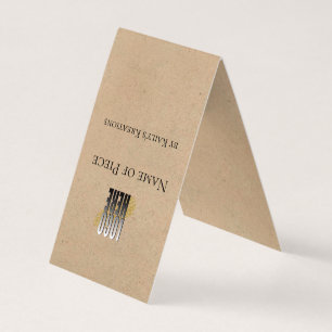 Rustige hangende display voor sieraden of haarband visitekaartje