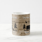 Rustige Happy Camper Class C RV Custom Coffee Mok (Center)
