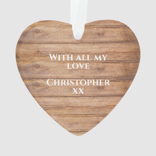 Rustige Happy Floral - zonnebloem van Valentijnse  Ornament (achterkant)