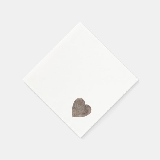 Rustige harten (klein) trouwerijservetten servetten (Hoek)