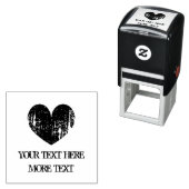 Rustige  hartslag, zelfinkerend huwelijksstempel  zelfinktende stempel (In situ)