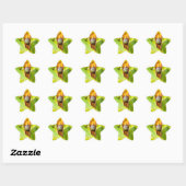 rustige hechchting ster sticker (Vel)
