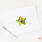 rustige hechchting ster sticker (Envelop)