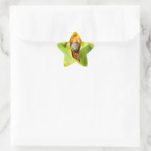 rustige hechchting ster sticker (Tas)