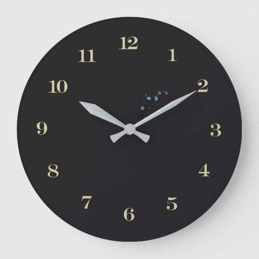 Rustige hedendaagse acrylwandklok grote klok (Voorkant)