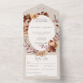 Rustige Herfst All In One Uitnodiging (Binnen)