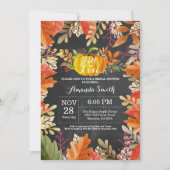 Rustige Herfst Bridal Shower Kaart (Voorkant)