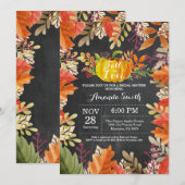 Rustige Herfst Bridal Shower Kaart (Voorkant / Achterkant)