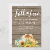 Rustige Herfst Bridal Shower-uitnodiging Kaart (Voorkant)