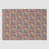 Rustige Herfst champignons hartenontkoppeling Tissuepapier (Voorkant)