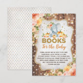 Rustige Herfst Elephant Pumpkin Boeken voor Baby Informatiekaartje (Voorkant / Achterkant)