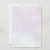 Rustige Herfst Floral Waterverf Housewarming Dinne Kaart (Achterkant)