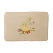 Rustige Herfst - Geel beige en goudherfst Badmat (Voorkant)
