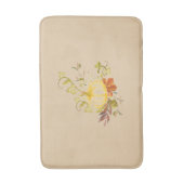 Rustige Herfst - Geel beige en goudherfst Badmat (Voorkant Verticaal)