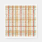 Rustige Herfst Geplakt Waterverf Patroon Servet (Voorkant)