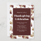 Rustige herfst Herfst Thanksgiving olievloeistof Kaart (Voorkant)